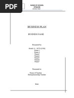 Business Plan Initial Draft