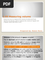 1.05 Measuring Volume