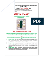 Warta Jemaat, 7 April 2024