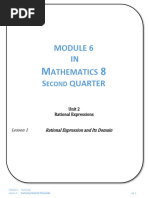 Math 8 Unit 2 Lesson 1 Module