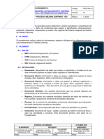 PR-OYM-01 Creación, Actualización y Control de La Información Documentada