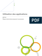 Utilisation Des Applications