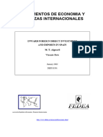 Inward Foreign Direct Investment and Imports in Spain.