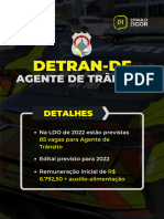 Edital Verticalizado Agente DETRAN DF Completo