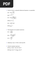 Calcula El Valor de X, Aplicando La Definición de Logaritmo y Sus Propiedades