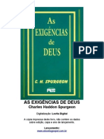 As Exigências de Deus - C. H. Spurgeon