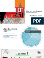 Living PowerPoint - Fahrenheit 451