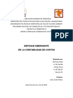 Enfoque Emergente de La Contabilidad de Costos