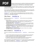 Data Handling Homework Year 4