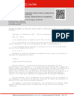 Aprueba Reglamento de Medicina Curativa para La Direccion de Prevision de Carabineros de Chile