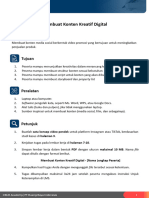 Membuat Konten Kreatif Digital: Tugas