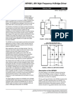 HIP4081, 80V High Frequency H-Bridge Driver: Application Note February 2003