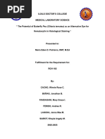 Potential of Clitoria Ternatea Manuscript