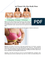 What The Different Women's Bra Sizes Really Mean