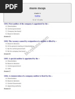 More Mcqs Auditing (Set 12)