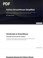 Python Virtual Mouse Simplified