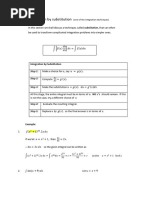 Integration by Substitution