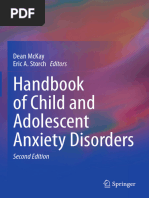 Handbook of Child and Adolescent Anxiety Disorders