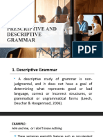 7 Prescriptive and Descriptive Grammar