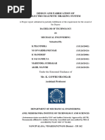 Design and Fabrication of Electro-Magnetic Braking System