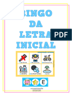 Bingo Da Letra Inicial