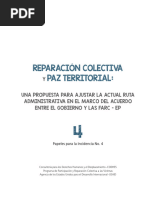 Reparación Colectiva Paz Territorial:: Papeles para La Incidencia No. 4