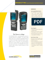 Psion Teklogix Computadora Movil Manual Especificaciones Tecnicas 2nd Generation Workabout Pro 360339