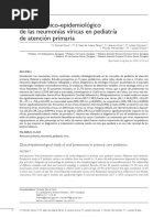 Estudio Clínico-Epidemiológico de Las Neumonías Víricas en Pediatría de Atención Primaria