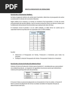 Práctica Presupuesto Operaciones