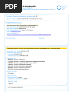 Datos Adjudicación Plataforma Contratación