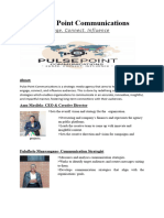 Pulse Point Communications - 1ST DRAFT