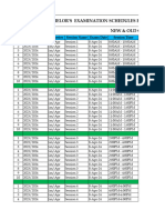 Bachelo - R Common Units Exam Schedules - 2