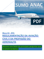 Resumo Comissario de Voo Bloco 2 RPA