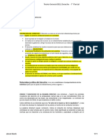 Teoria General DEL Derecho - 1° Parcial