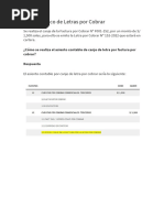 Complemento - Caso Práctico de Letras Por Cobrar y Anticipo