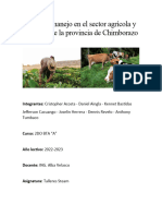 Control y Manejo en El Sector Agrícola y Ganadero de La Provincia de Chimborazo