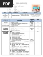 Sesion de Aprendizaje Del 02 Al 06 de OCTUBRE