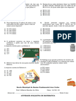 Problemas Com As Quatro Operações