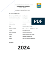 Carpeta Pedagogica 2024