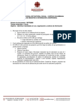 Secretariado Nacional de Pastoral Social - Cáritas Colombiana Analista de Registro E Información (Cenprodes)