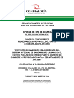 Órgano de Control Institucional Municipalidad Provincial Del Santa