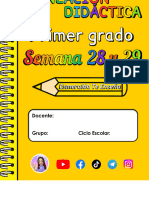 ? 1° S28 S29 PLANEACIÓN DIDÁCTICA ? Esmeralda Te Enseña ?