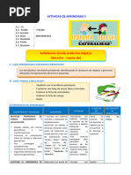 D5 A1 SESION MAT. Señalamos Donde Están Los Objetos