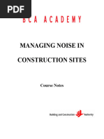 Managing Noise in Construction Sites - Participants Notes PDF