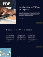 Introduccion A Las TICs en Las Empresas