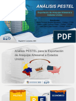 Análisis PESTEL para La Exportación de Arequipe Artesanal A Estados Unidos.