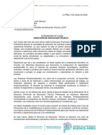 Comunicado #4 - 24 DET - Lineamientos PP y Actividades de Inducción