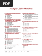 Operative Dentistry MCQ