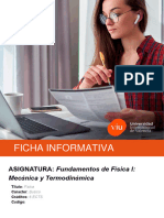 Fundamentos de Física I Mecánica y Termodinámica