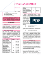 Strategic Tax Management Notes - CMA Reviewer